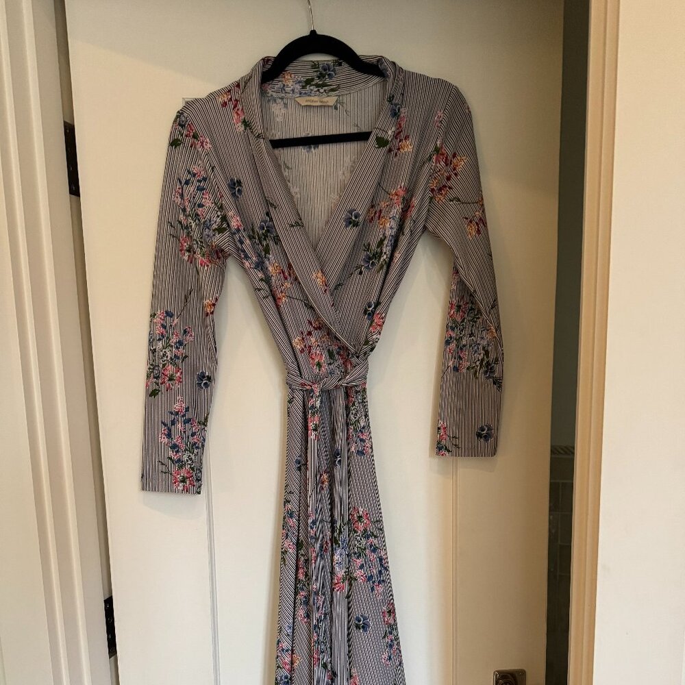 Andrea Vanna Floral Wrap Dress